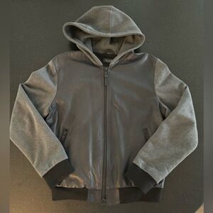 Mackage lambskin hoodie jacket